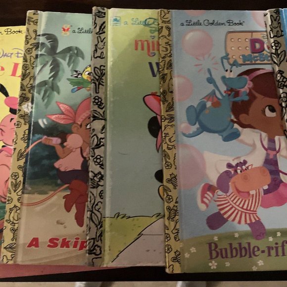 7 Golden Book Lot. Pre-owned Condition. Older titles. - Picture 2 of 10